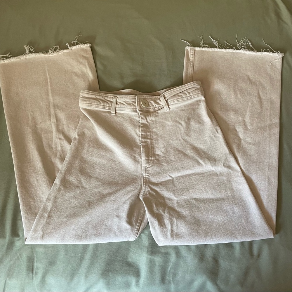 Zara High waisted straight jeans